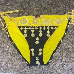 Yellow and Black Bikini Bottom